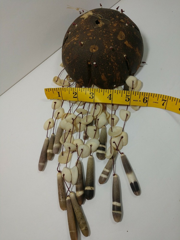 Coconut Shell And Sea Shell Handmade Wind chime D5