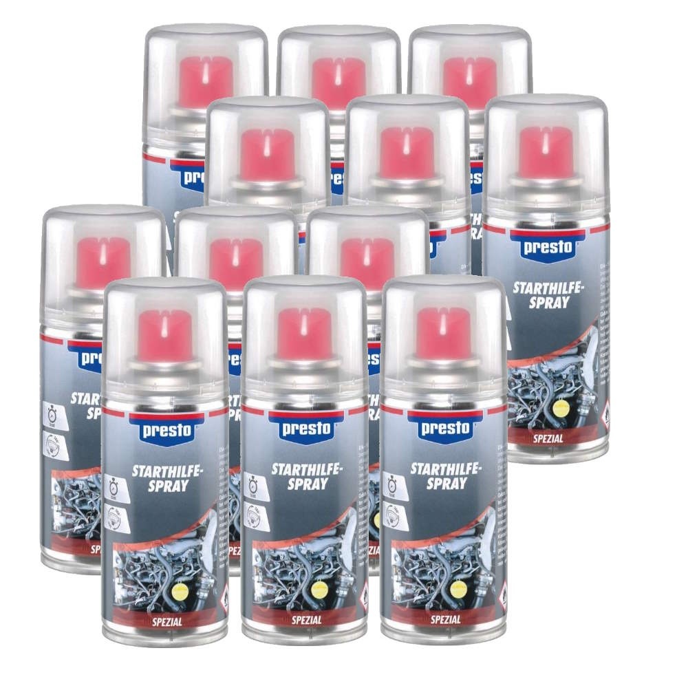 Jump Starter Spray Presto 12x 150ml.