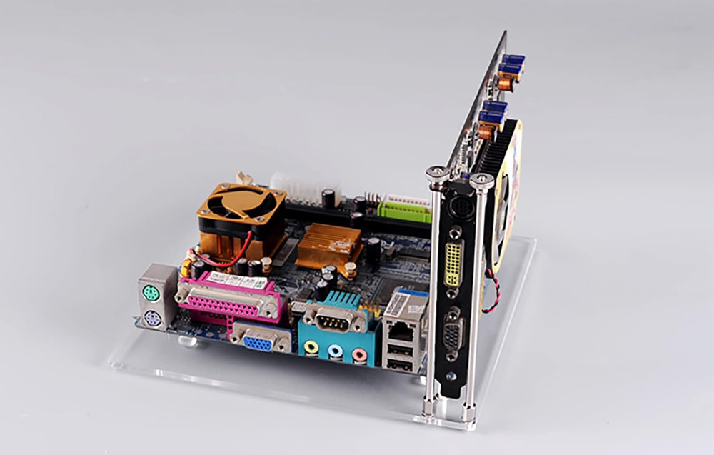 PC Open Frame Test Bench Mini ITX Motherboard Overlock Computer Case DIY Mod Ba