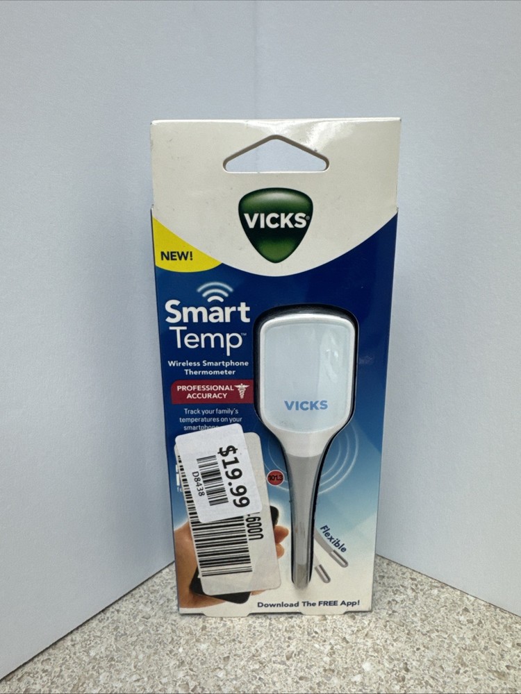 VICKS - SMART TEMP - BLUETOOTH WIRELESS SMARTPHONE THERMOMETER