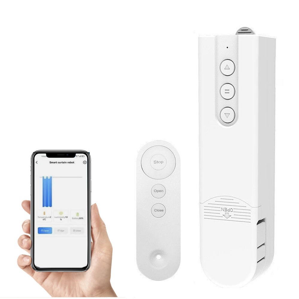 1Pcs Smart White Tuya Blind Motor Wifi Automatic Roller Shutter with App Control