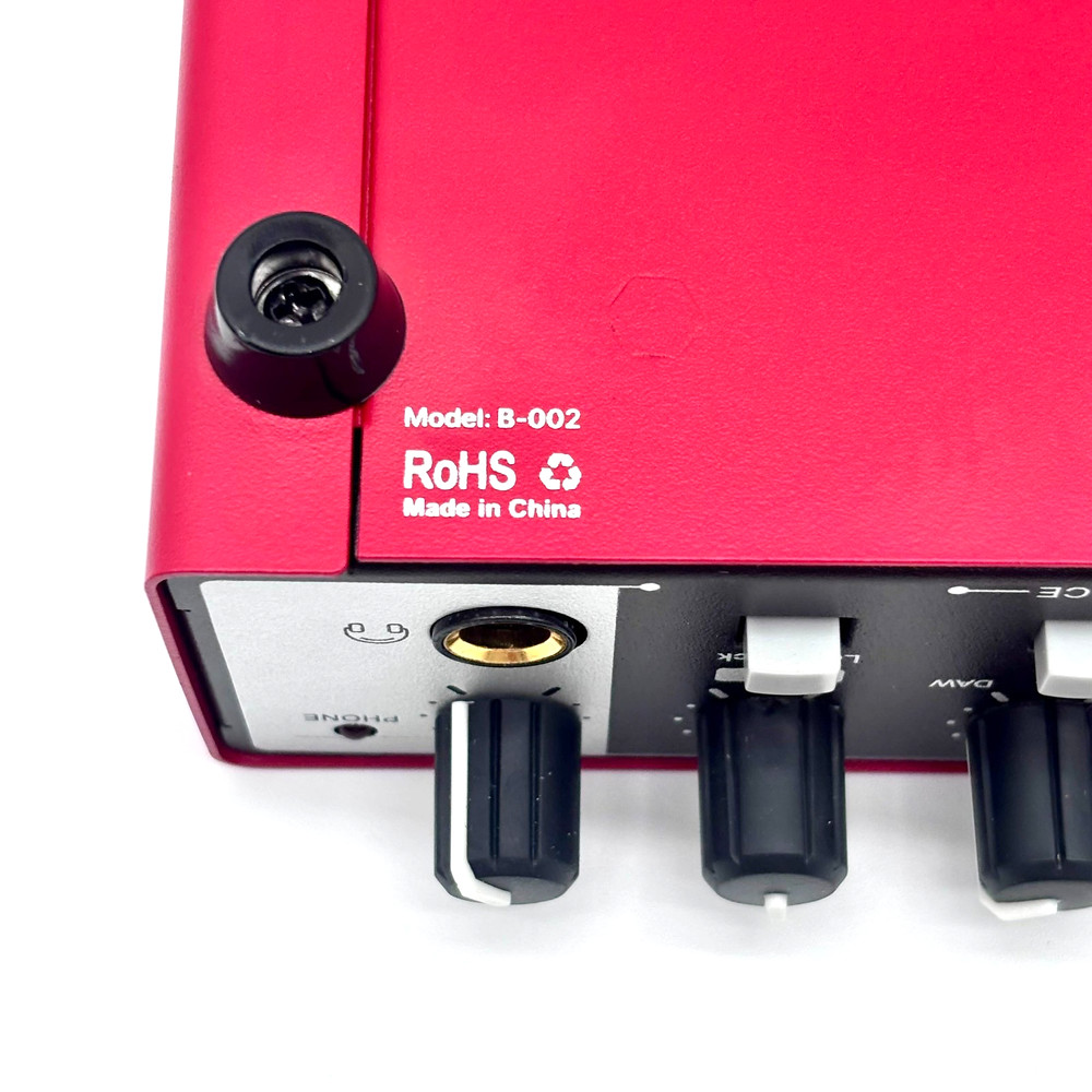 Cixun 2 Channels Low Latency USB Audio Interface: Plug And Play