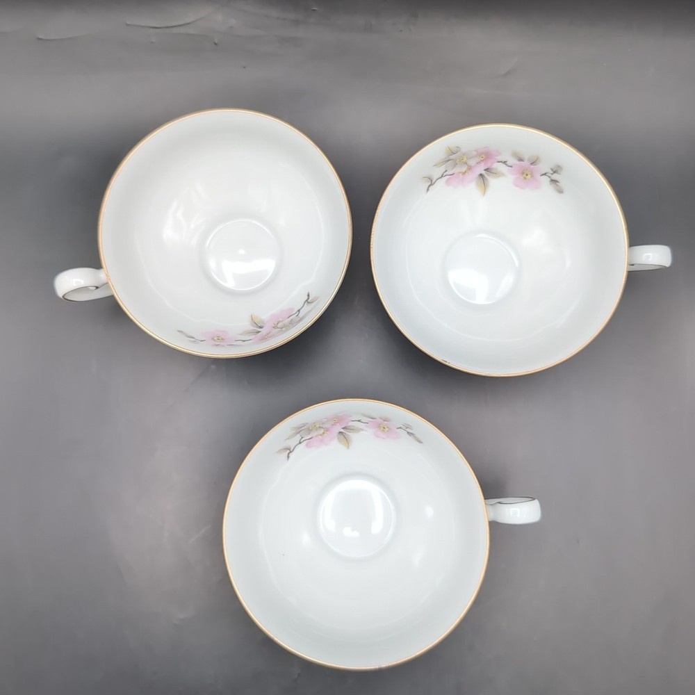 Set Of 7 Mitterteich "Springtime" Dinnerware Cup & Saucer