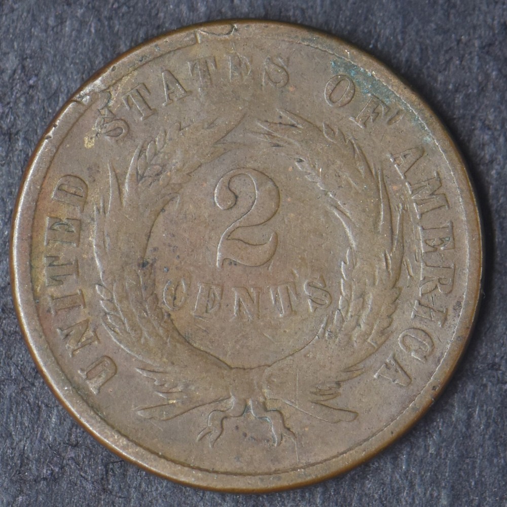 1868 2C Two Cent Piece - COINGIANTS -