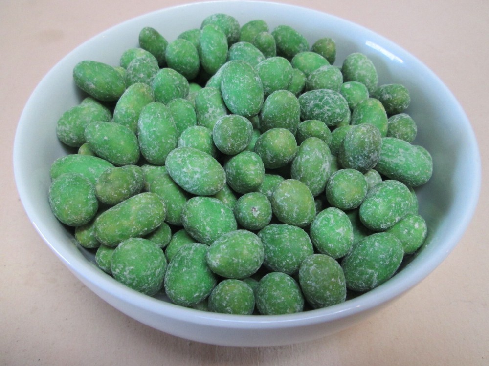 Coated Peanuts, Wasabi, Hot, 2 lbs-Greenbulk