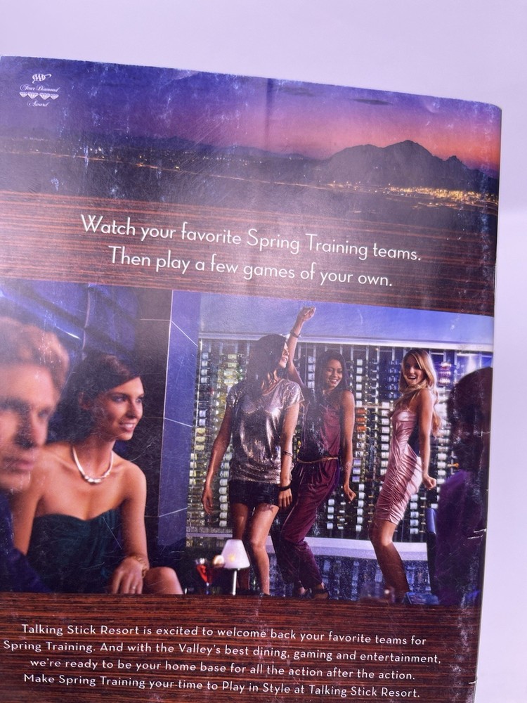 Arizona Diamondbacks Vs Colorado Rockies 2012 Spring Training Program Salt River