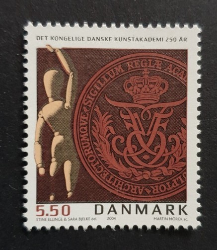2004 DENMARK DANMARK ART ACADEMY VF MNH