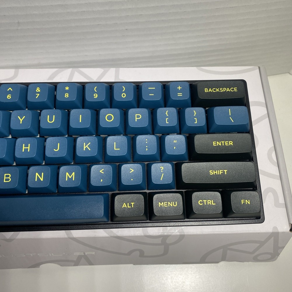 K61 Game Keyboard, Dark Green/blue