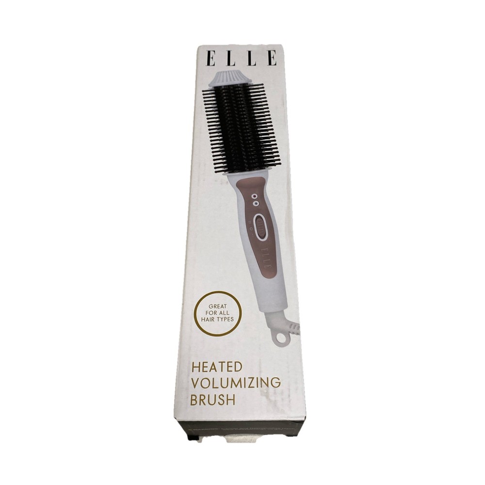 ELLE Heated Volumizing Brush White