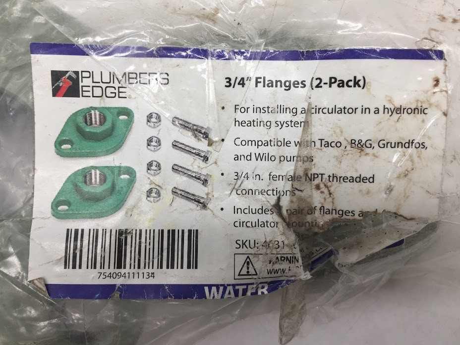 Plumbers Edge 3/4 in. Flange (2-Pack)