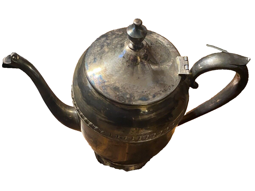 Vintage Silver Plated Coffee / Tea Pot 11" Tall