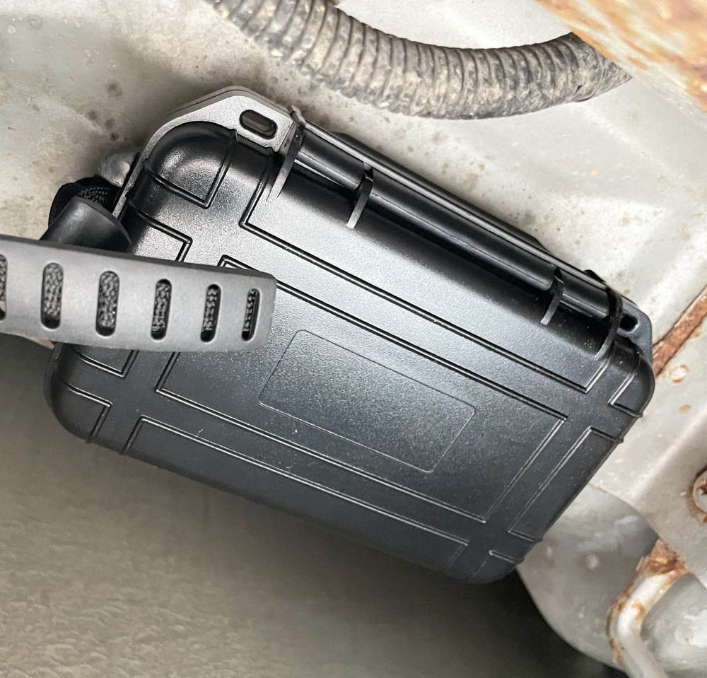 Magnetic Under Car Compartment - Slim Secret Stash Box 164lbs Pull Force