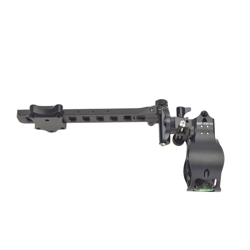 Archery Compound Bow Sight Lock Micro 5 Pin .019" Adjustable Long Pole Hunting