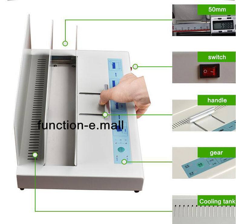SK5000 Small Tender Financial A4 Contract Documents Hot Melt Binding Machine