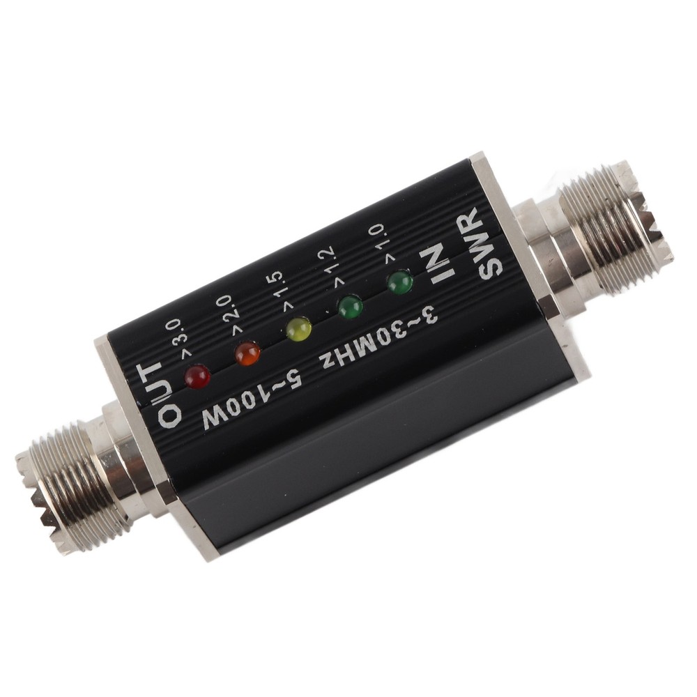 5‑100W Standing Wave Meter Mini Shortwave LED Indicator SWR Meter For Antenna
