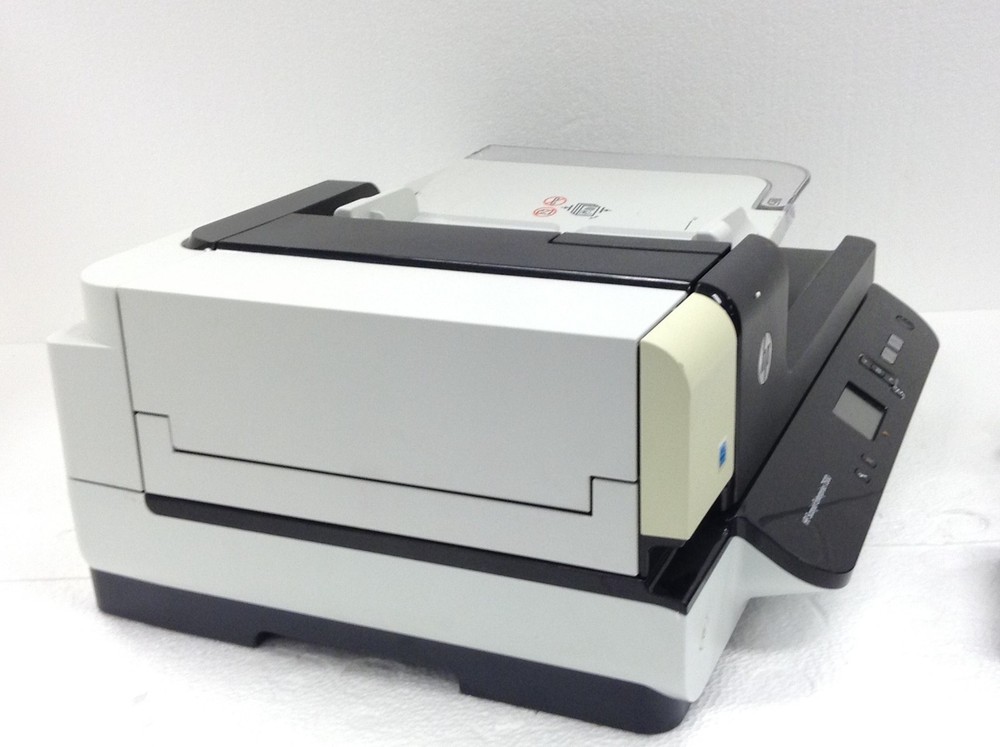 HP ScanJet Enterprise 7500 Flatbed Document Scanner w/ Ac Adapter, WORKING