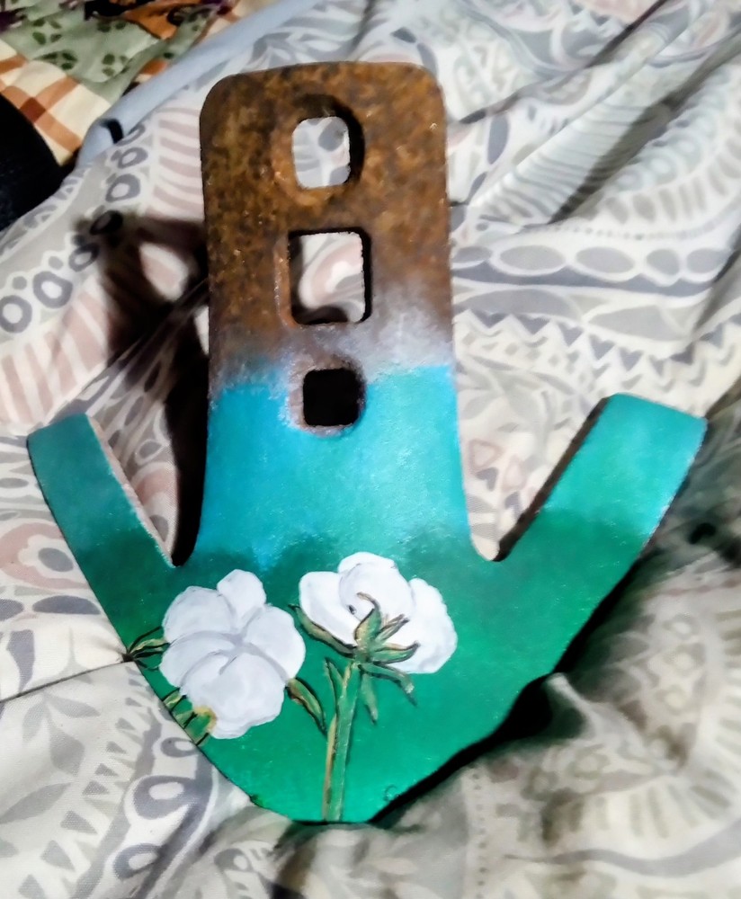 Custom Painted Plow Point