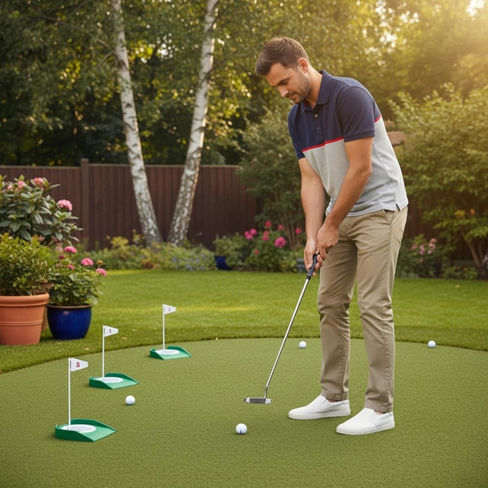Golf Putting Practice Cup Hole Training Aids Golf Accessories Training Putter...