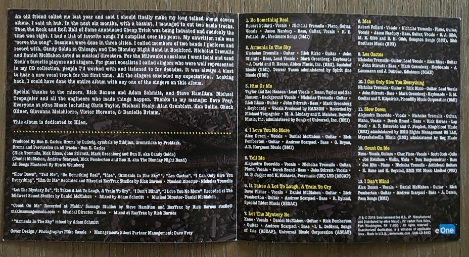 Bun E Carlos from Cheap Trick Signed Autographed CD Greetings from Bunezuela