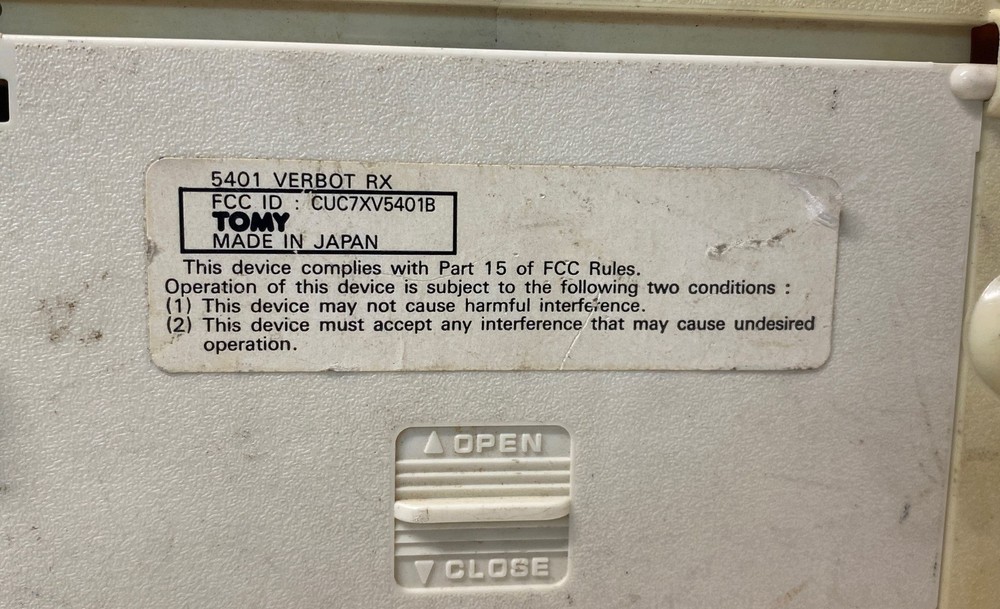 Tomy Robot Verbot RX