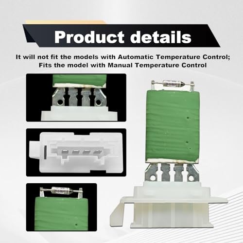 Temp Control Blower Motor Resistor Control Module Compatible with 1K0959263A