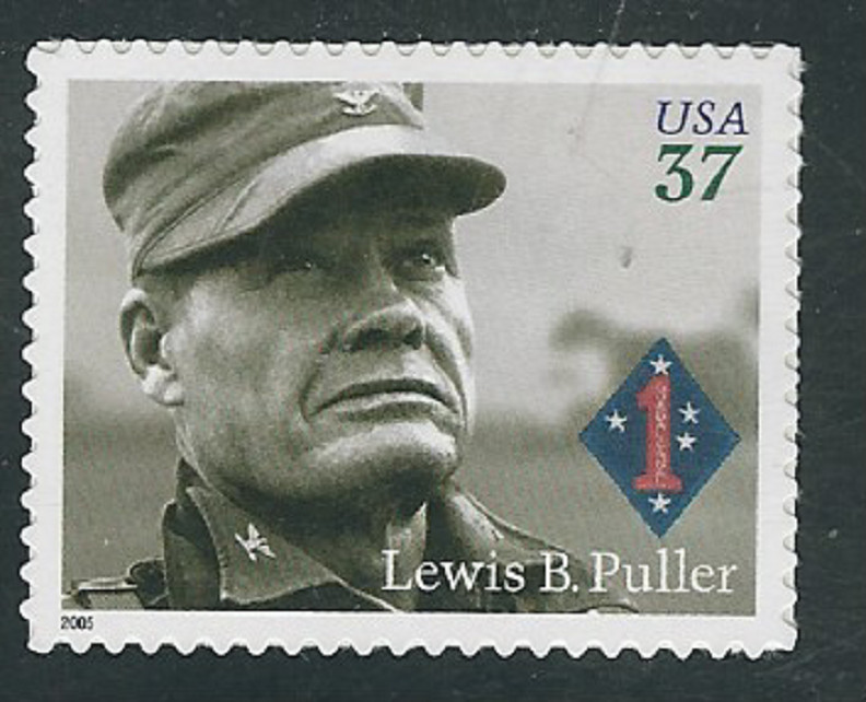 Scott  #3962... 37 Cent....Distinguished Marines...Lewis B. Puller...2 Stamps
