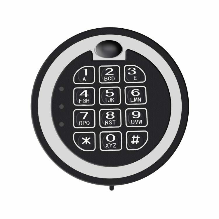 Gun Safe Lock Replacement with Swingbolt Safe Electronic Lock Chrome Keypad DIY