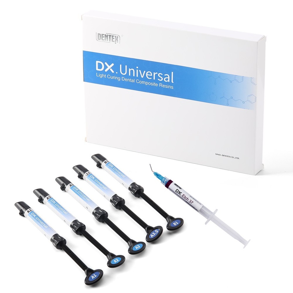 Dental Orthodontic Bonding Bracket Light Cure Adhesive Etching Gel Composite kit