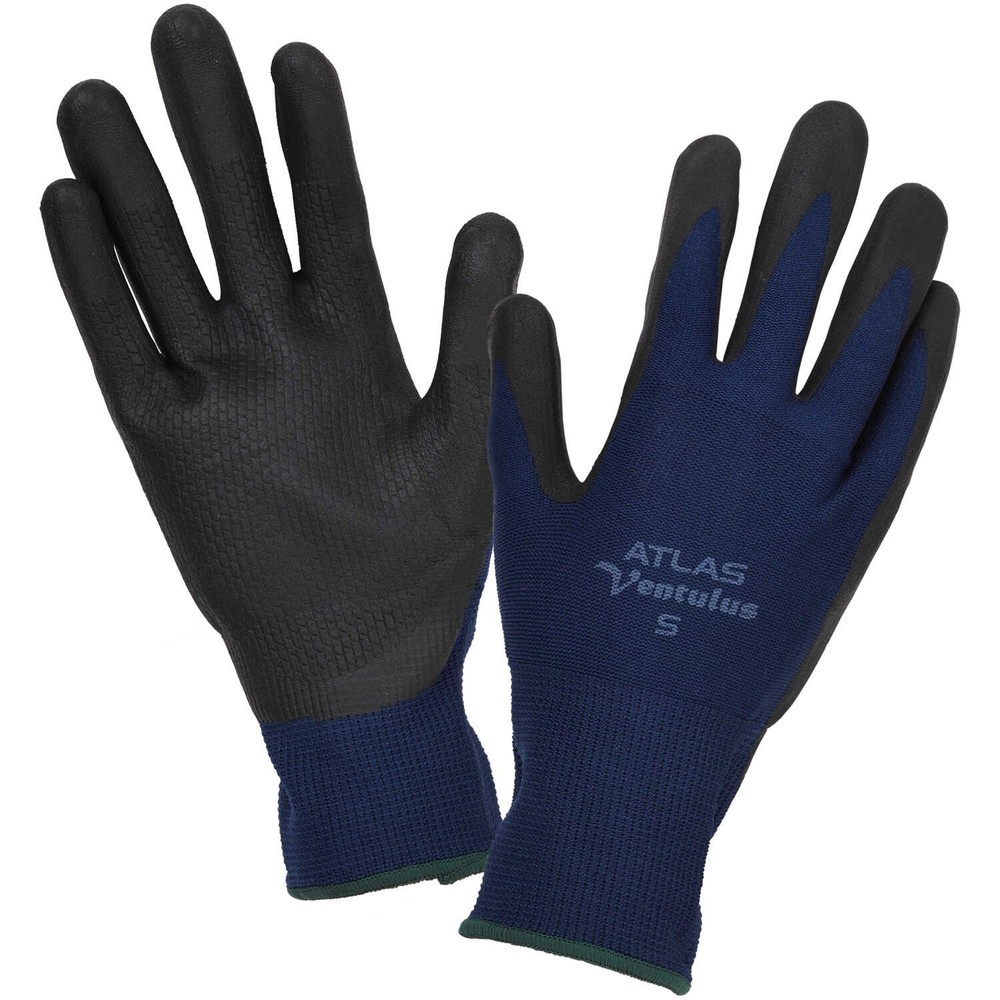 12- Lightweight Nitrile Grip Micro Foam Palm Coated Protective Work Gloves MED.