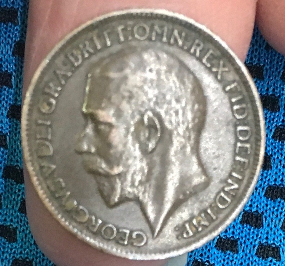 1914 George V Farthing. Nice condition.