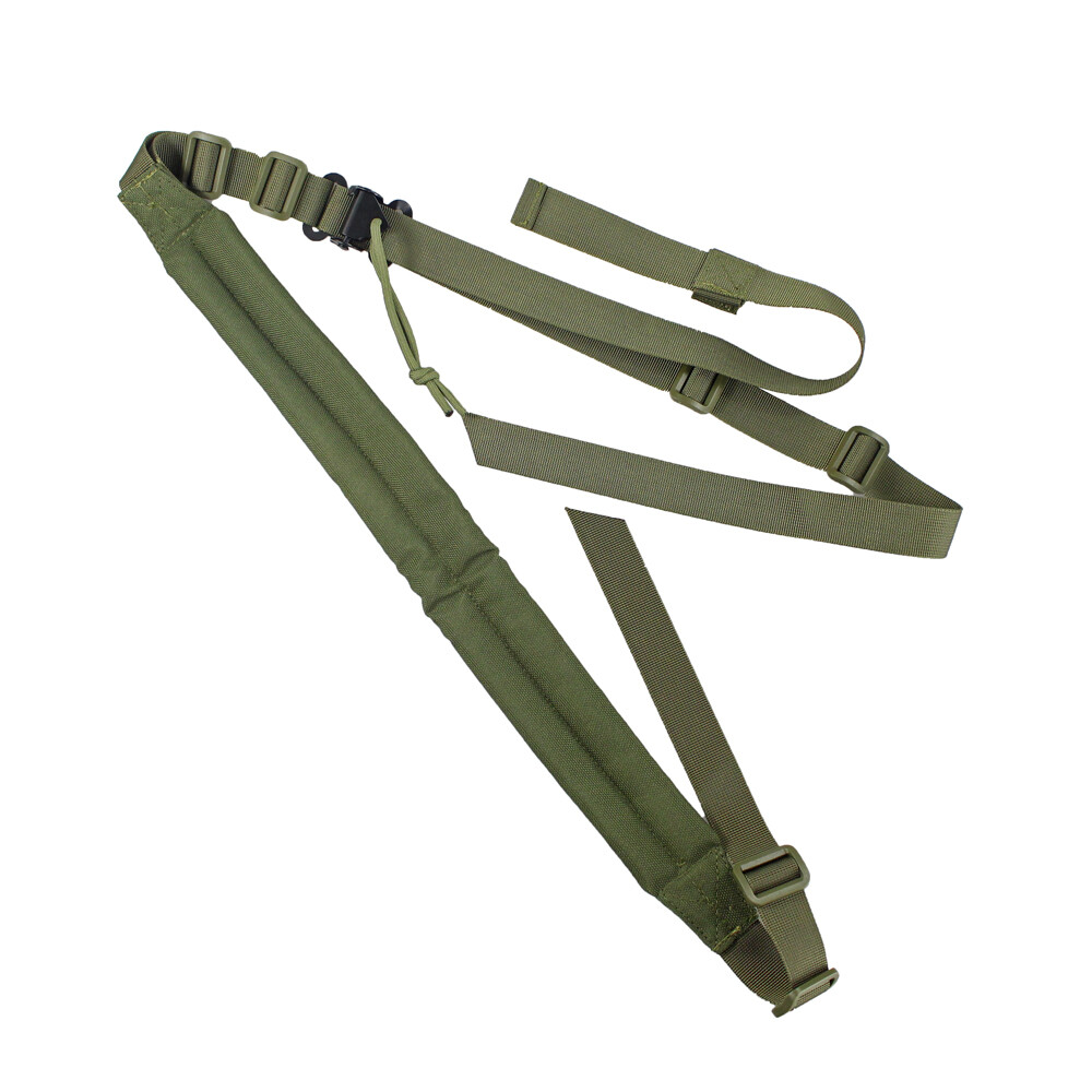 Tactical 2 Points Sling Strap with Shoulder Pad for Hunting Airsoft Adjustable