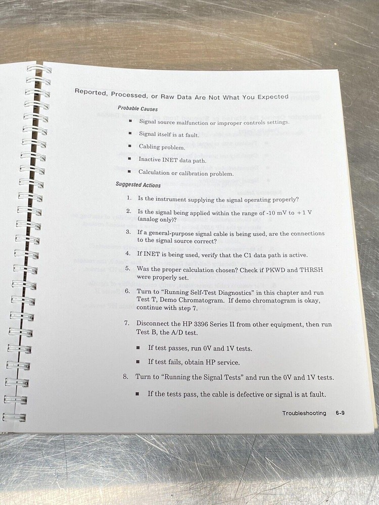 Hewlett Packard HP 3396 Series II Integrator -Users Guide / Instruction Manual