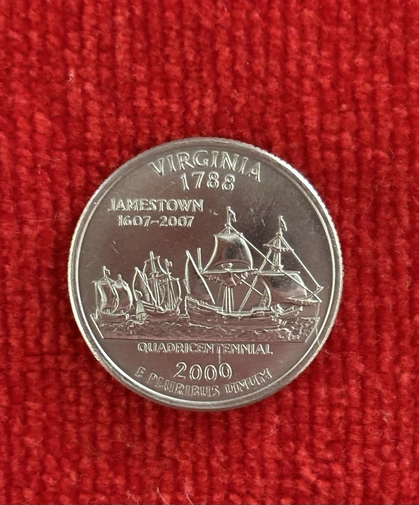 2000 Virginia State Quarter Excellent