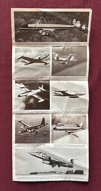 Lockheed Corporation Lockheed World Poster 1981