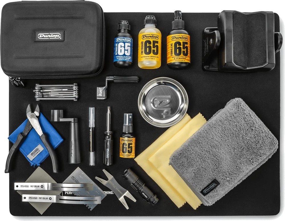 System 65 Complete Guitar Setup Tech Pack With Tools And Polish Kit