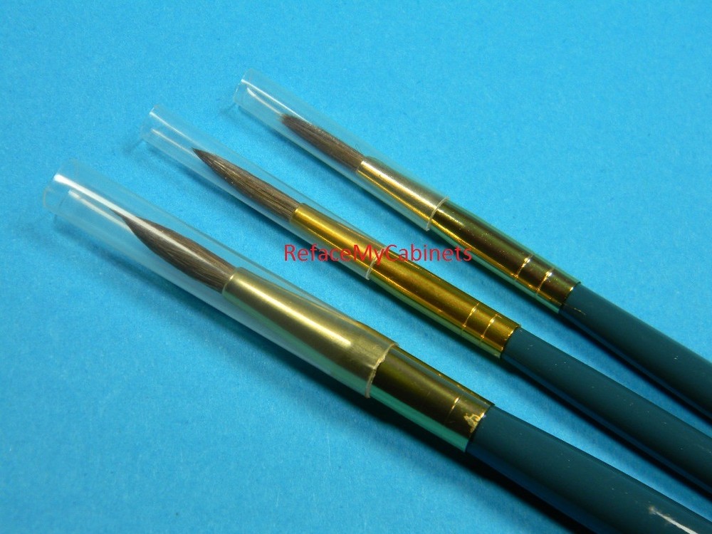 (3) TOUCH UP BRUSHES  #1 #3 #5  BB107  DUNCAN