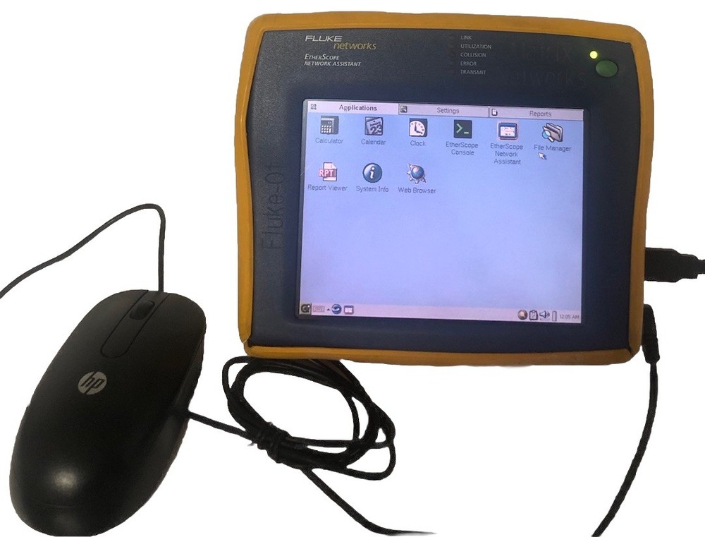 Fluke EtherScope Network Assistant-Tested Touchscreen not working,screen cracked