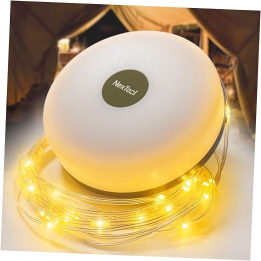 Camping Lights String, Outdoor String Light with 5 Lighting Modes, Quick 32.8ft