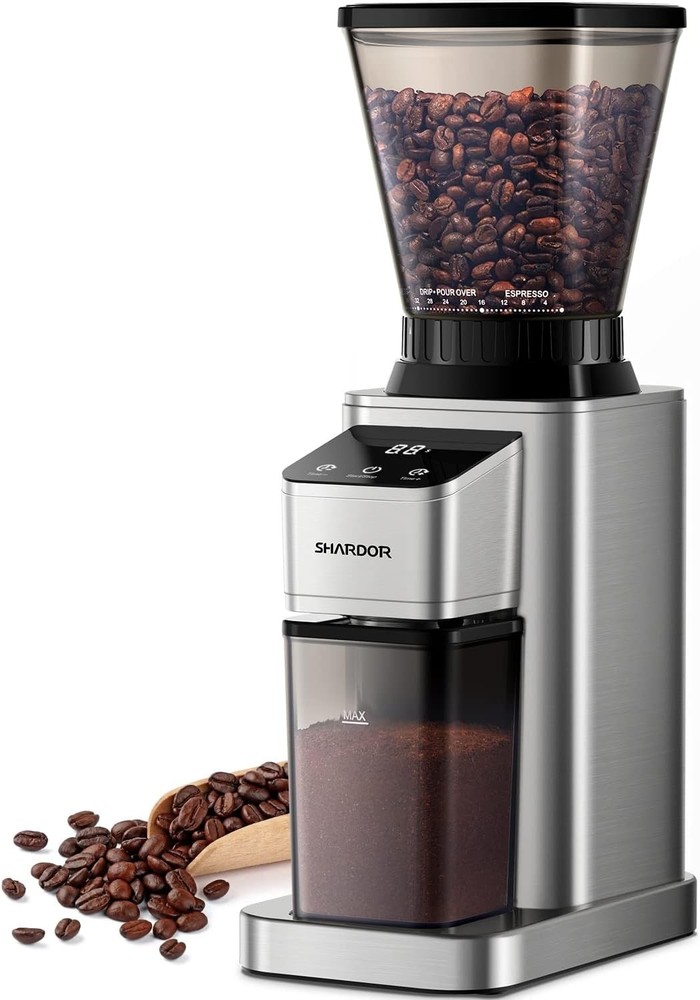 Ultimate Coffee Experience - 48 Grind Settings & Precision Timer Coffee Grinder