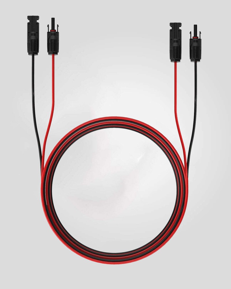 ALLPOWERS 1.5m Solar Extension Cable Female and Male Connector Solar Panel Cable