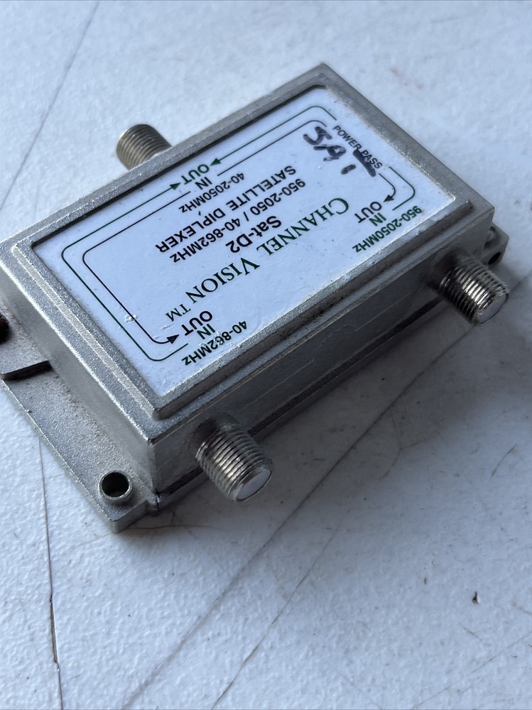 CHANNEL VISION SAT-D2 SATELLITE DIPLEXER 40-2050MHz (6a)