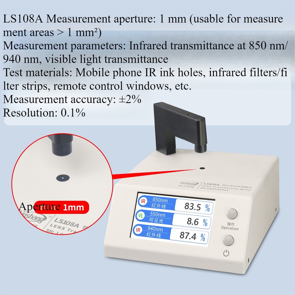 Light Transmittance Meter, High Precision Polycarbonate Laminated Glass
