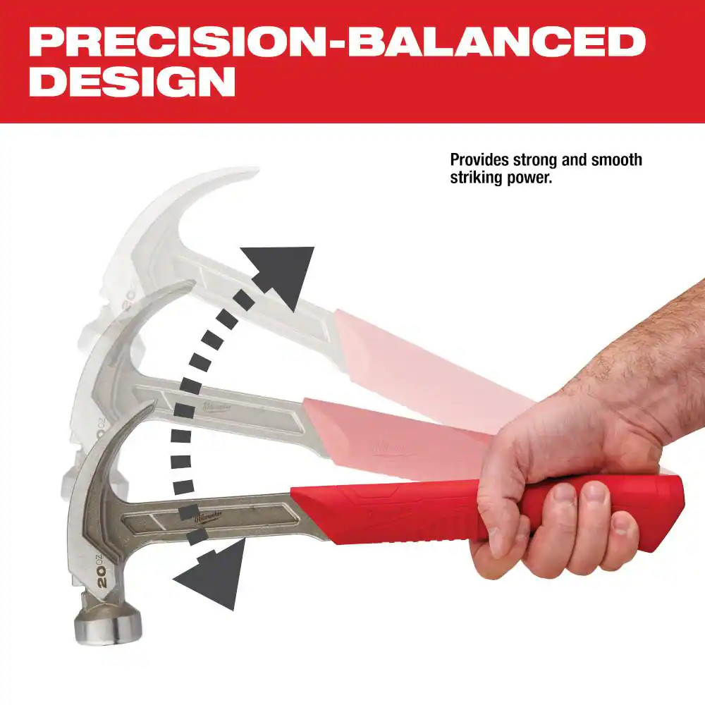 20 Oz. Curved Claw Smooth Face Hammer