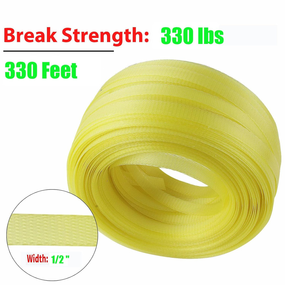 Box Packing Strapping Tool, Polypropylene Pallet/Box Strapping Kit: 330' X 1/2''