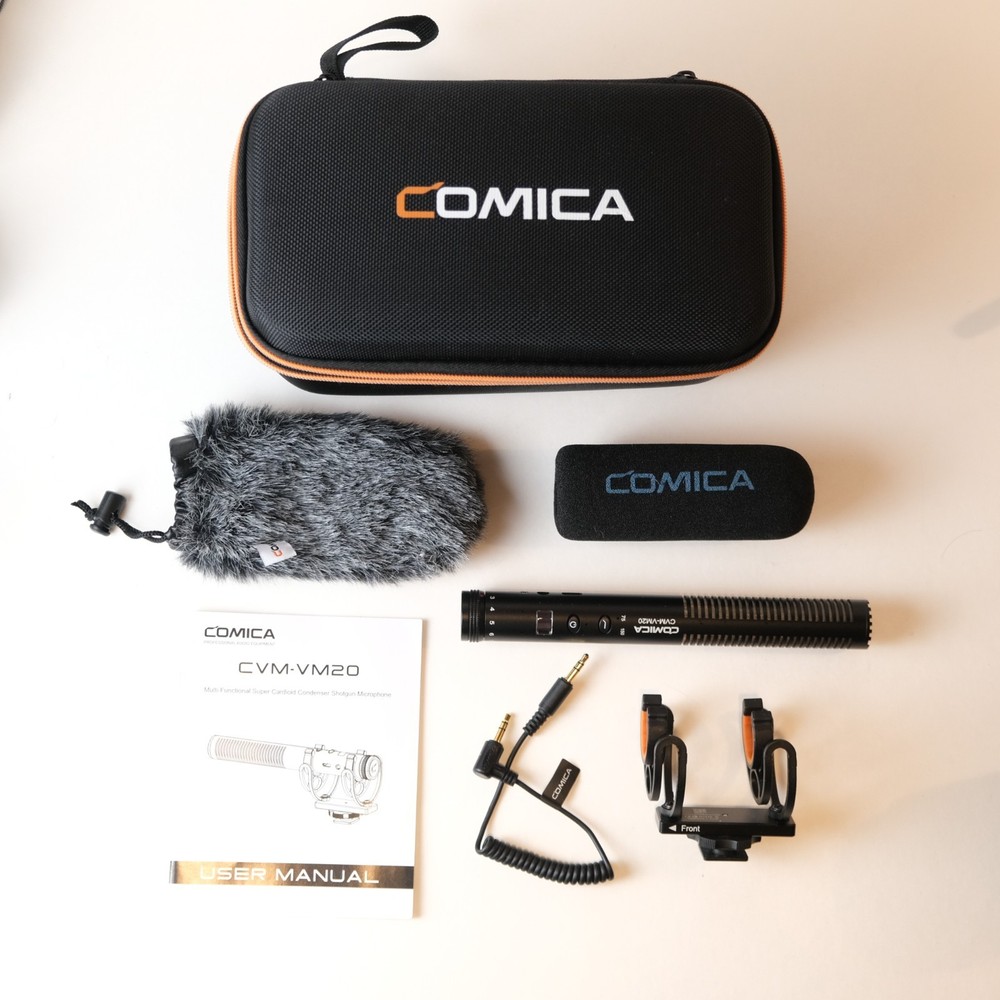 Camera Microphone Professional Super Cardioid Video Microphone w/Shock Mount 174