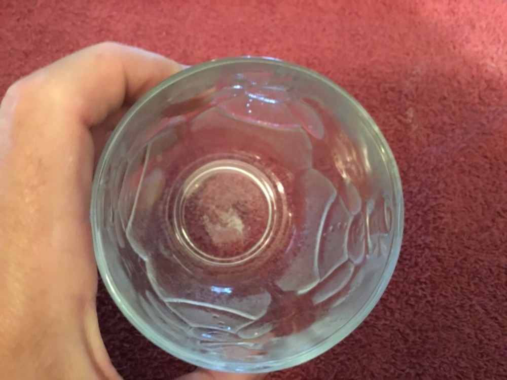 Glass Snowman Holiday Cup by Crystal Clear