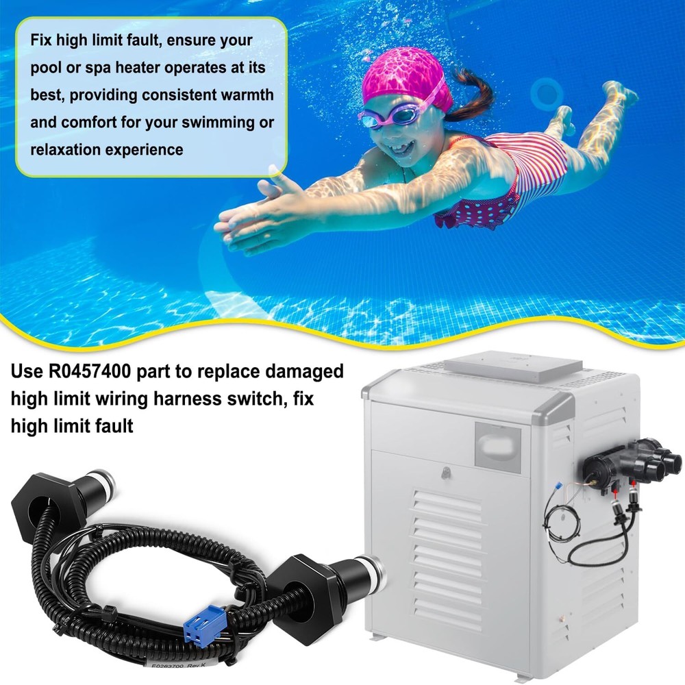 R0457400 High-Limit Wire Harness Switch Assembly For Zodiac Jandy LXi LRZE LRZM