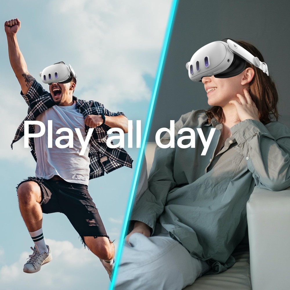 For Oculus Meta Quest 3 VR Head Strap Adjustable Upgraded Elite Pressure Free