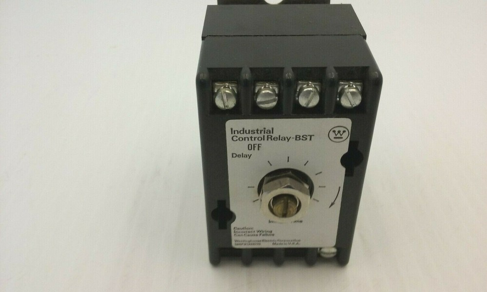 WESTINGHOUSE BST-OFP SOLID STATE TIMER RELAY 0.1-30 SEC 120/110V 132VAC MAX NNB