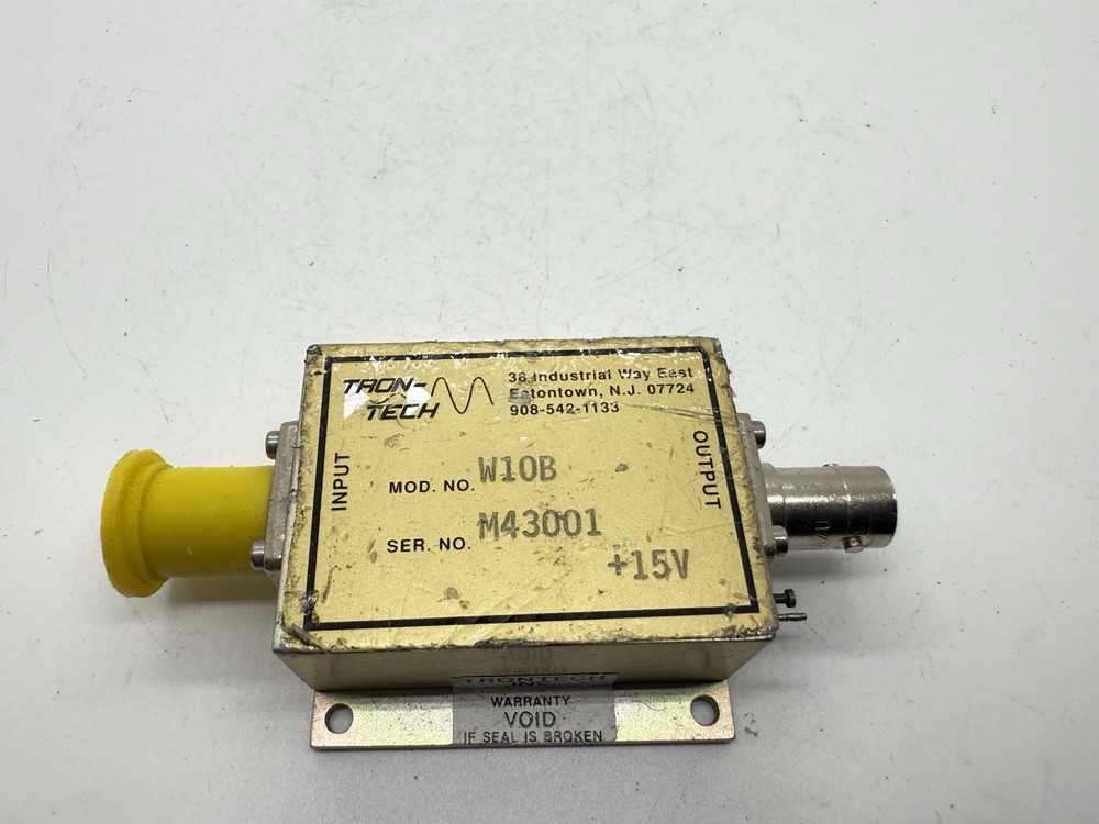 Tron-Tech W10B RF Amplifier +15V | Precision BNC Input | High Quality Microwave